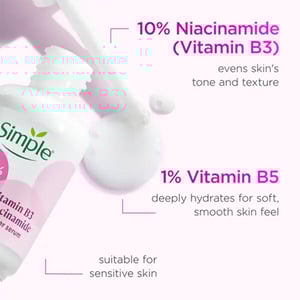 Simple 10% Vitamin B3 Niacinamide Face Serum 30ml