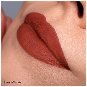 Qolore Creme Matte Lipstick 3.8g - Burnt Clay 04