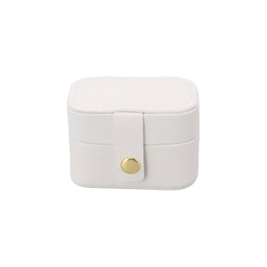 Mini Jewelry Ring Box - White