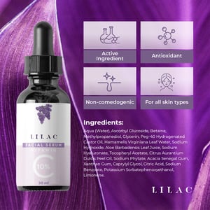 Lilac Vitamin C Serum 10% 30ml