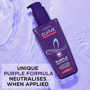 L'Oreal Paris Elvive Colour Protect Purple Reviving Oil 100ml •