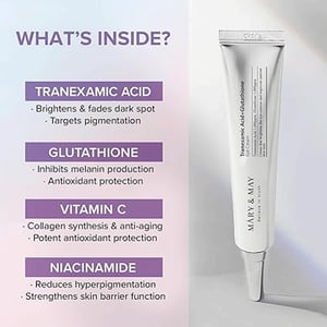 Mary & May Tranexamic Acid (TXA) + Glutathione Eye Cream 12g •