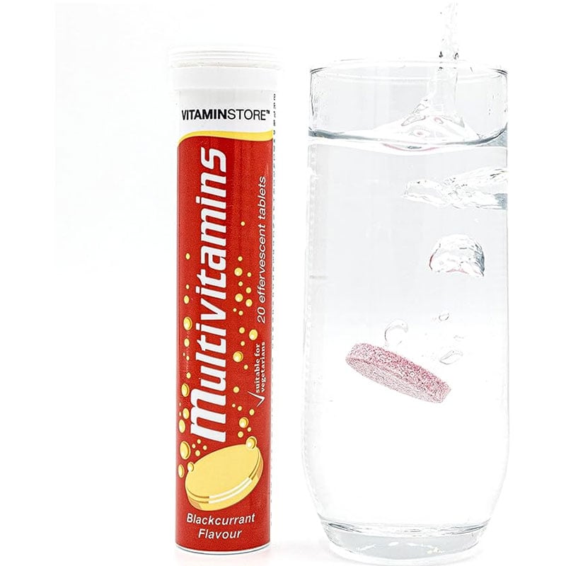 Vitamin store Multivitamins Tablets Blackcurrant Flavour - 20 Effervescent Tablets