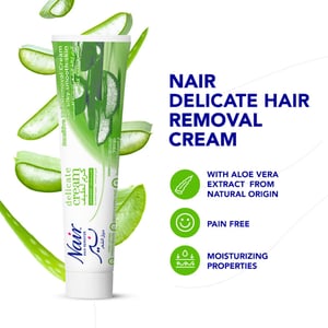 Nair Delicate Legs & Body Hair Removal Cream 110g •