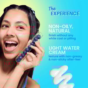 Dot & Key Blueberry Hydrate Barrier Repair Sunscreen SPF 50+ with Hyaluronic and Ceramides PA+++ 80g•