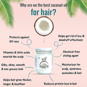 Ceylon Naturals Organic Extra Virgin Coconut Oil 500ml •