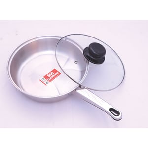 SKB Frying Pan with Glass Lid - 22cm (Deep)