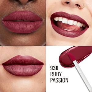 Rimmel Lasting Mega Matte Liquid lip colour 7.4ml - 930 Ruby Passion