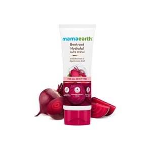 Mamaearth Beetroot Hydraful Face Wash For All Skin Type 100ml •