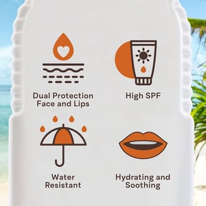 Malibu Face Cream High Protection Sunscreen 40ml - 50 SPF