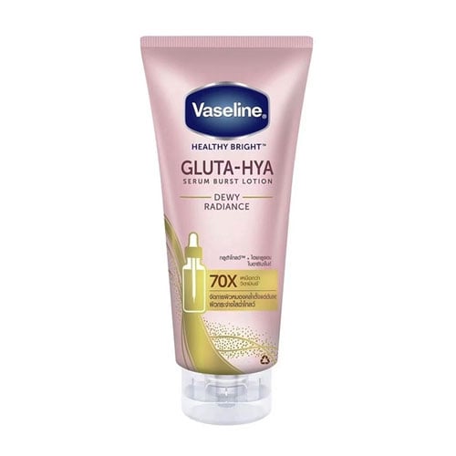 Vaseline GLUTA - HYA  Serum Burst Lotion Dewy Radiance 290ml •