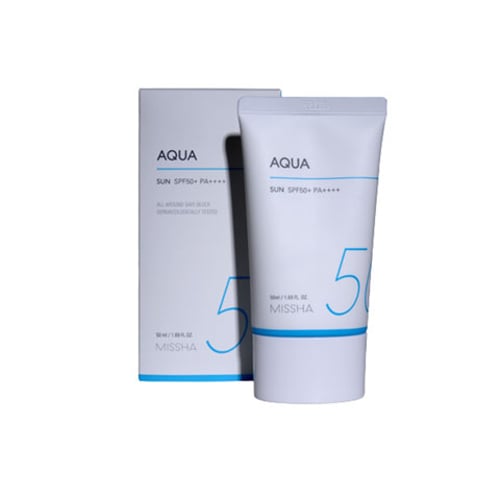 Missha All Around Safe Block Aqua Sun Gel 50ml - SPF50+ PA++++ .
