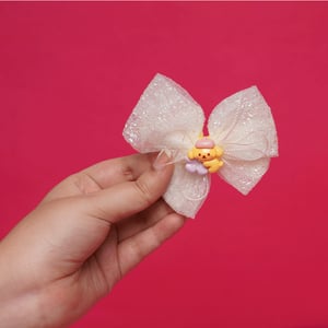 Baby Girl Bow hair Clip 1pc - Light Yellow Cinnamoroll