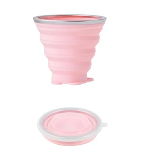Folding Travel Mug - Pink