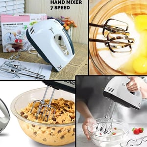 Electric Super Hand Mixer - White