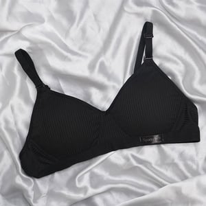 Soft Padded Bra For Women - 34-M Black