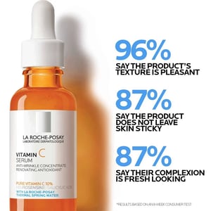 LA Roche-Posay 10% Pure Vitamin C Serum 30ml  •