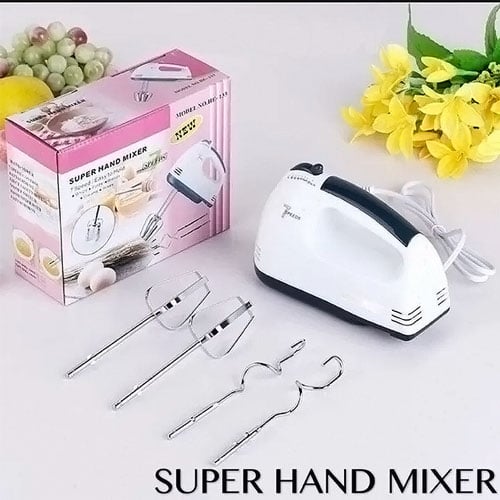 Electric Super Hand Mixer - White