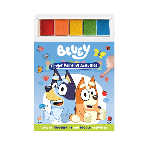 Bluey Finger Painting Book Craft Set