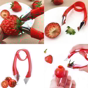 Veleka Fruit & Vegetable Huller - Red