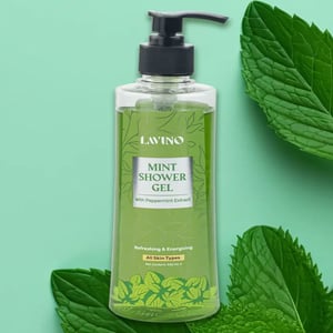 Lavino Refreshing And Energizing Mint Shower Gel With Peppermint Extract 330ml