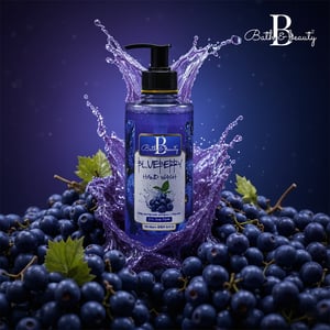 Bath & Beauty Liquid Hand Wash 350ml - Blueberry