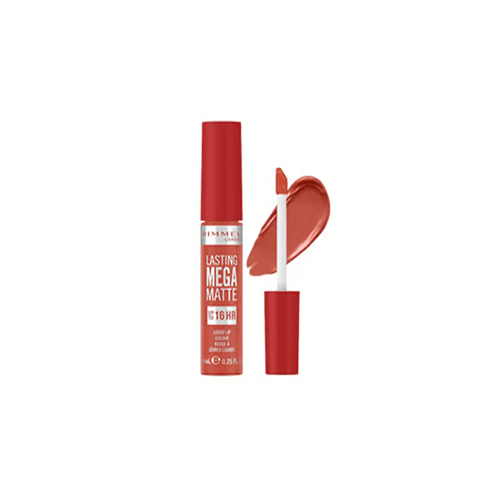 Rimmel Lasting Mega Matte Liquid lip colour 7.4ml - 600 Coral Sass