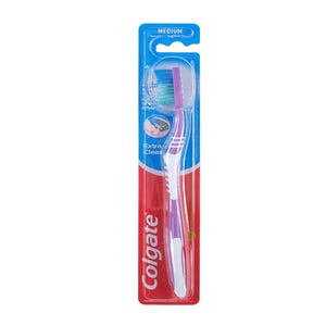 Colgate Medium Extra Clean Toothbrush - Deep Violet