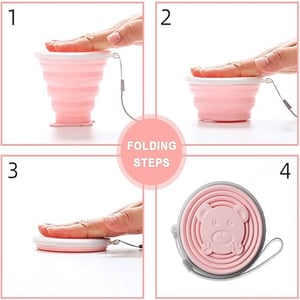 Folding Travel Mug - Gray