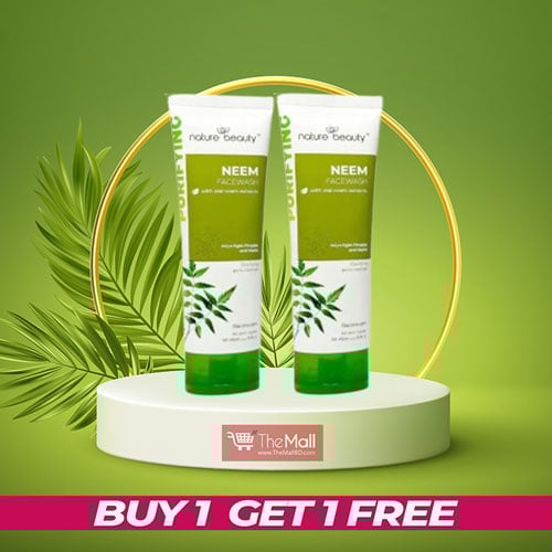 Nature Beauty Purifying Neem Facewash 100ml (Buy 1 Get 1 Free)
