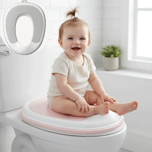 Baby Toilet Trainer Seat - Gray