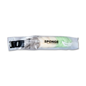JunMei Spa Long Bath Sponge - Light Pastel Grean Cream Gray