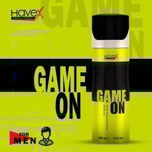 Havex Game On Perfumed Deodorant Body Spray 200ml  •
