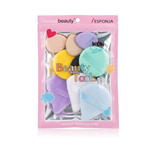 Sweet Beauty Makeup Remover Puff 9pcs