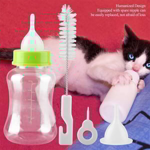 Feeding Bottle & Cleaning Set For Pets - Blue
