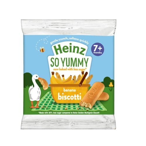 Heinz So Yummy Banana Biscotti (7+ Months) 60g•