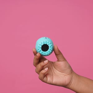 Octopus Shape Silicon Face Cleansing Scrubber - Aqua Blue