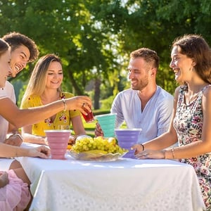Folding Travel Mug - Pink