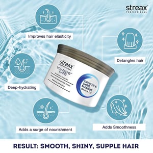 Streax Professional Vitariche Care Smooth & Shine Hair Masque 500g
