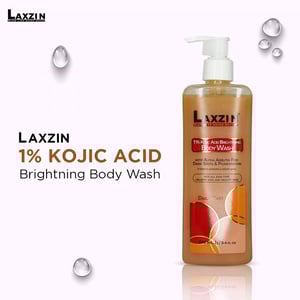 Laxzin 1% Kojic Acid Brightening Body Wash 280ml