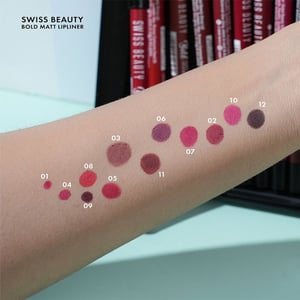 Swiss Beauty Bold Matt Lipliner 1.6g - Maroon 02
