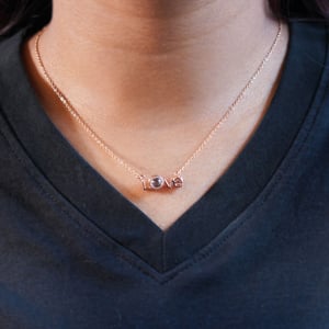 Fashionable Titanium Steel Colorfast Necklace - E