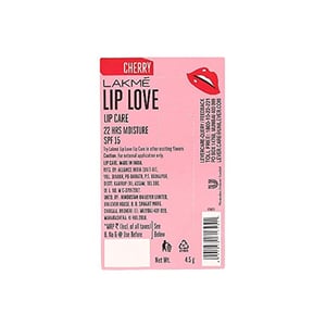 Lakme Lip Love Lip Care 4.5g - Cherry SPF15