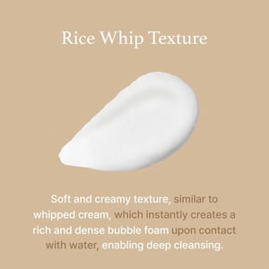 I'm from Rice Whip Facial Cleanser 30ml •