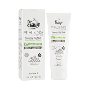 Dr.C.Tuna Vitalizing Hair Care Nourishing Hair Mask 200ml - Black Seed Oil