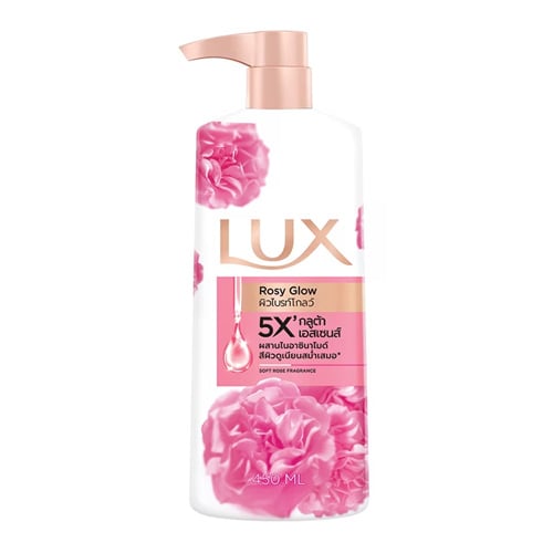 Lux Rosy Glow Body Wash 450ml•