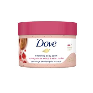 Dove Shea Butter And Pomegranate Seeds Exfoliating Body Polish 298g •