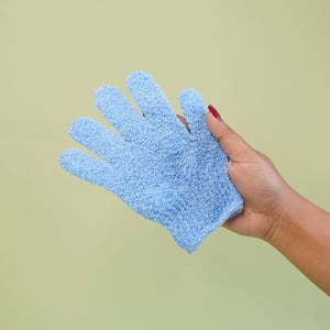 Body Scrubber Bath Gloves - Sky Blue