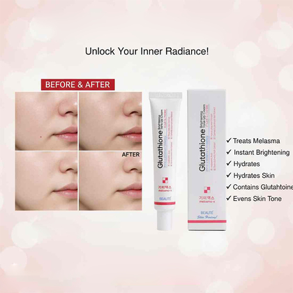 glutathione beaute Brightening Tone Up Cream 45ml Reflex Massage