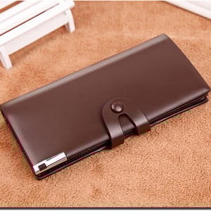 Men's Multi-Card Long Wallet With Buckle (79)